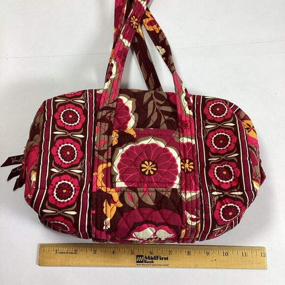 Vera Bradley Carnaby Shoulder Bag Purse Retired Print - Picture 9 of 11